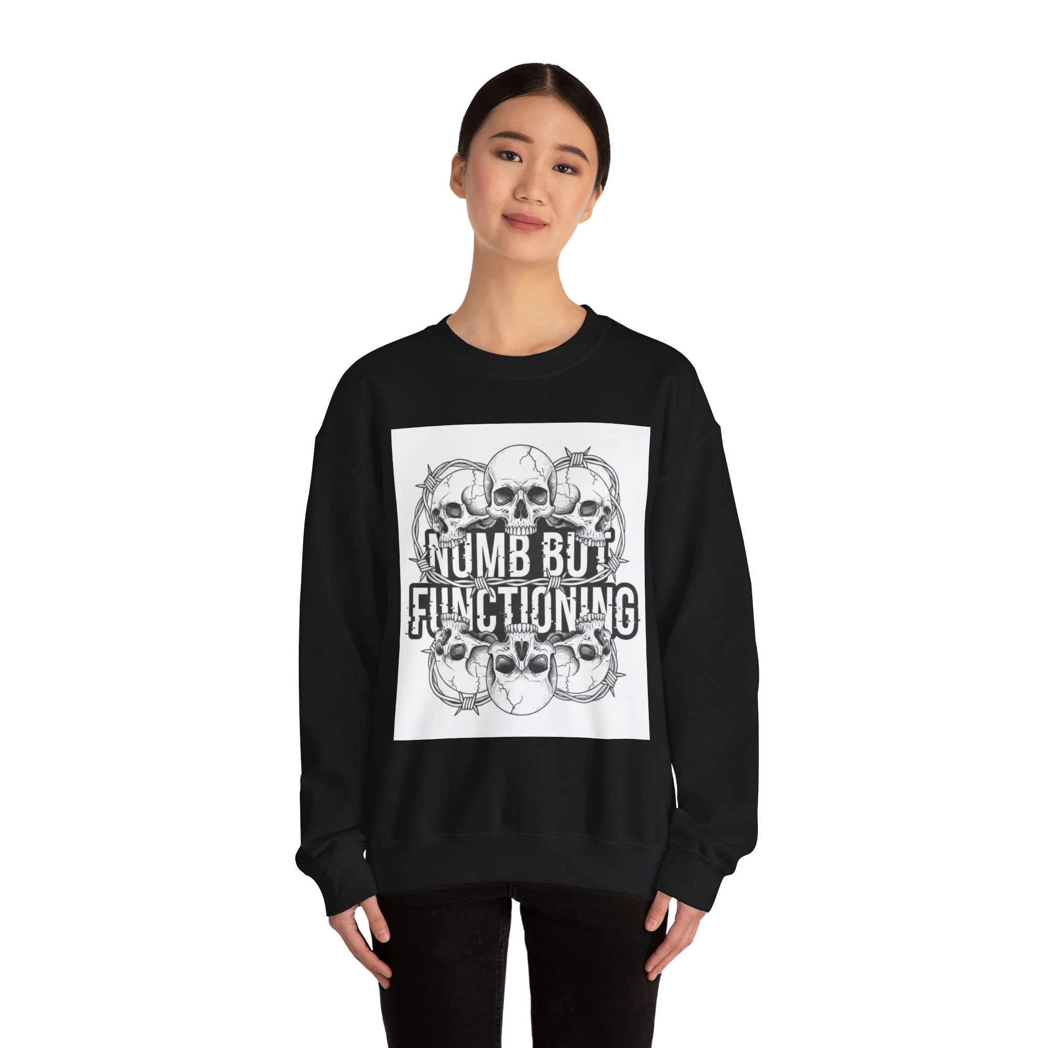 Numb But Functioning | M.A.A Gothic Punk Unisex Crewneck