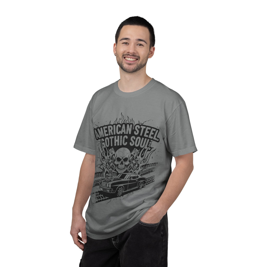 American Steel. Gothic Soul. | MAA Gasoline & Ghosts Unisex Tee
