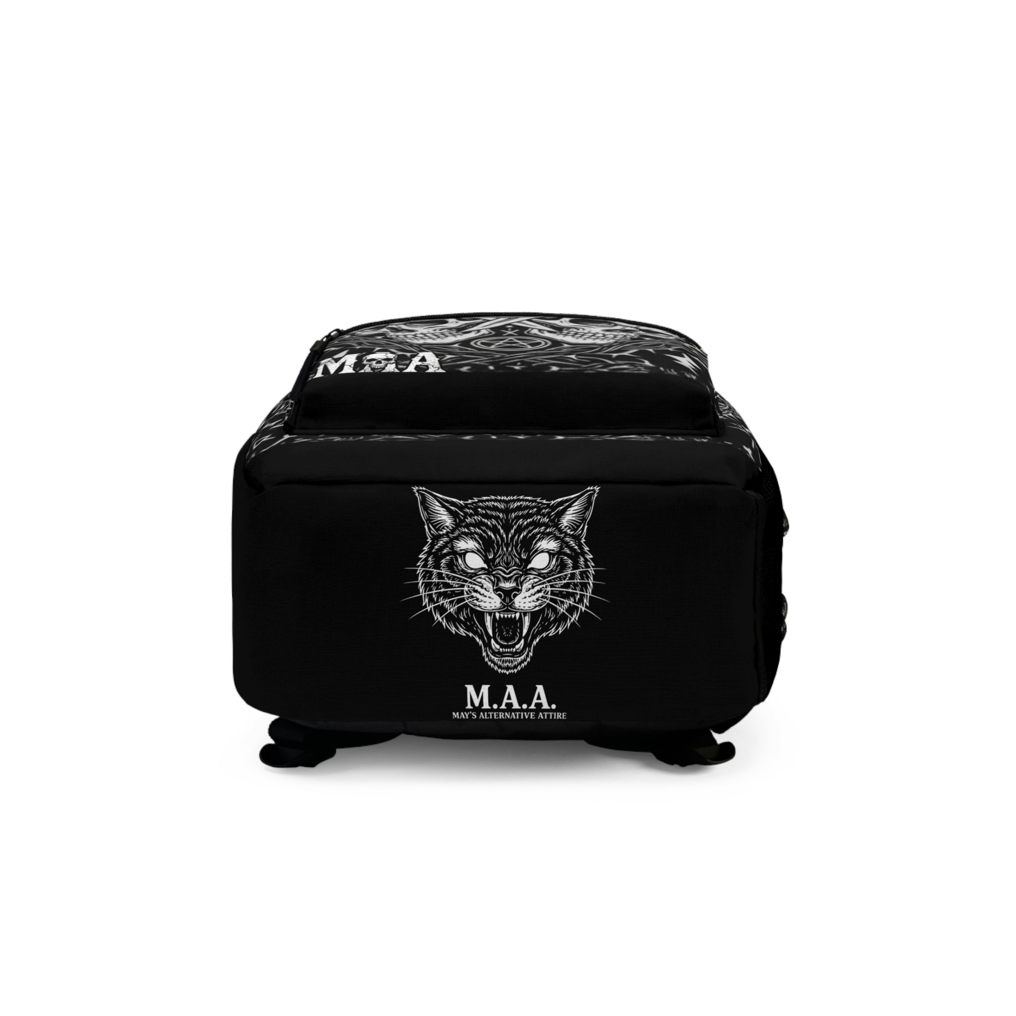 Going Rogue Backpack — Feral Cat Skulls | Black
