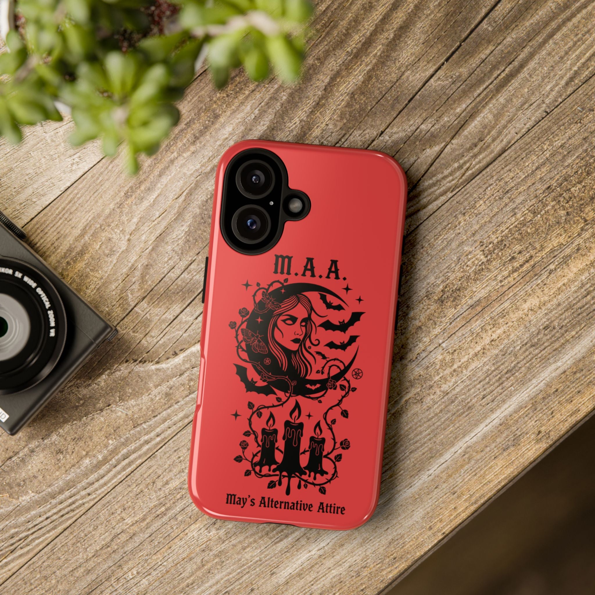 Crowned in Darkness | M.A.A Gothic Punk Phone Case