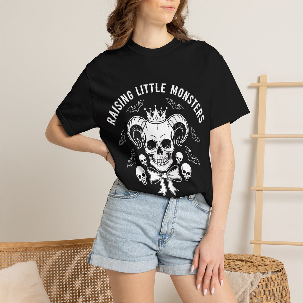 Raising Little Monsters — Goth Mom Unisex Tee (MAA Little Monsters Collection)