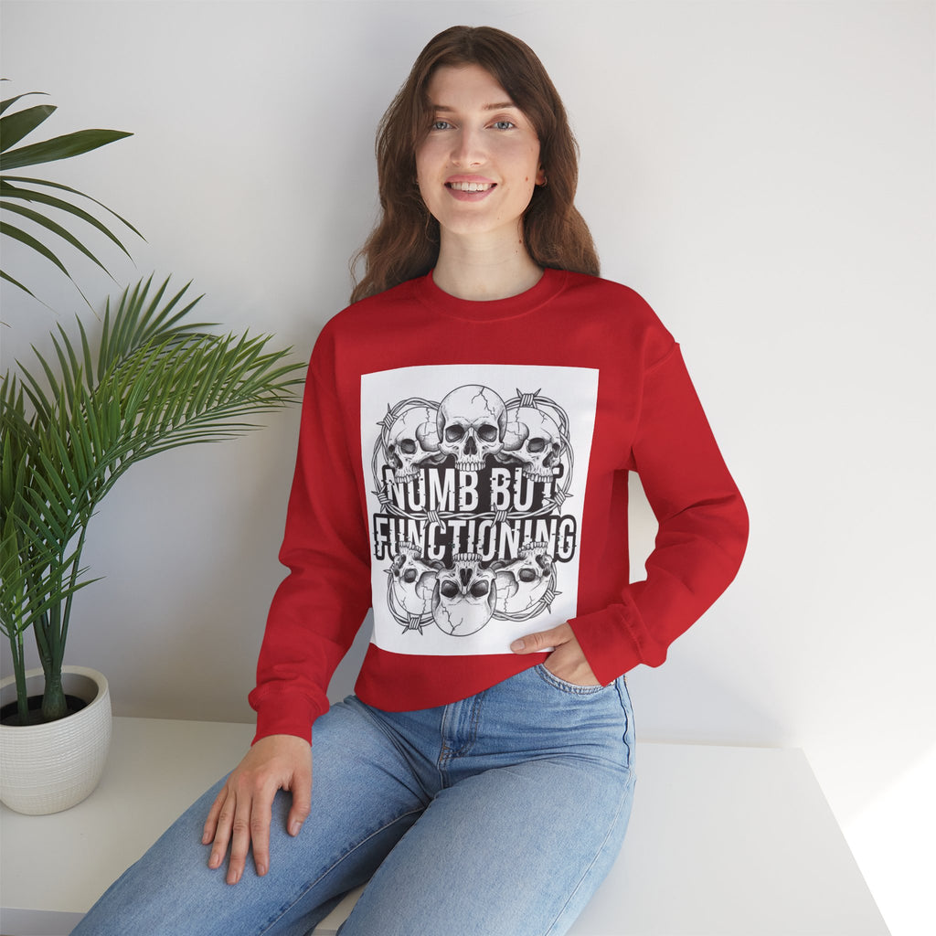 Numb But Functioning | M.A.A Gothic Punk Unisex Crewneck