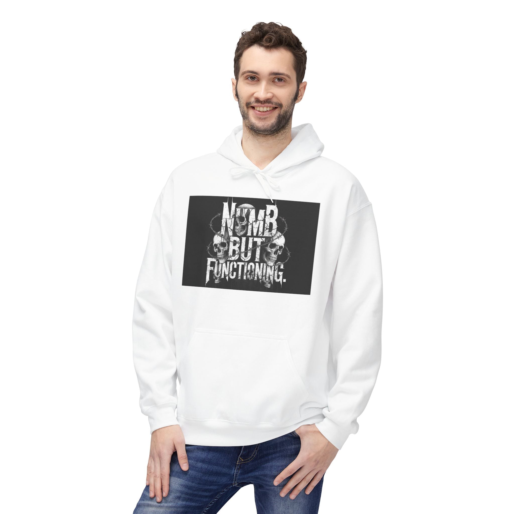 Numb But Functioning | M.A.A Gothic Punk Unisex Hoodie