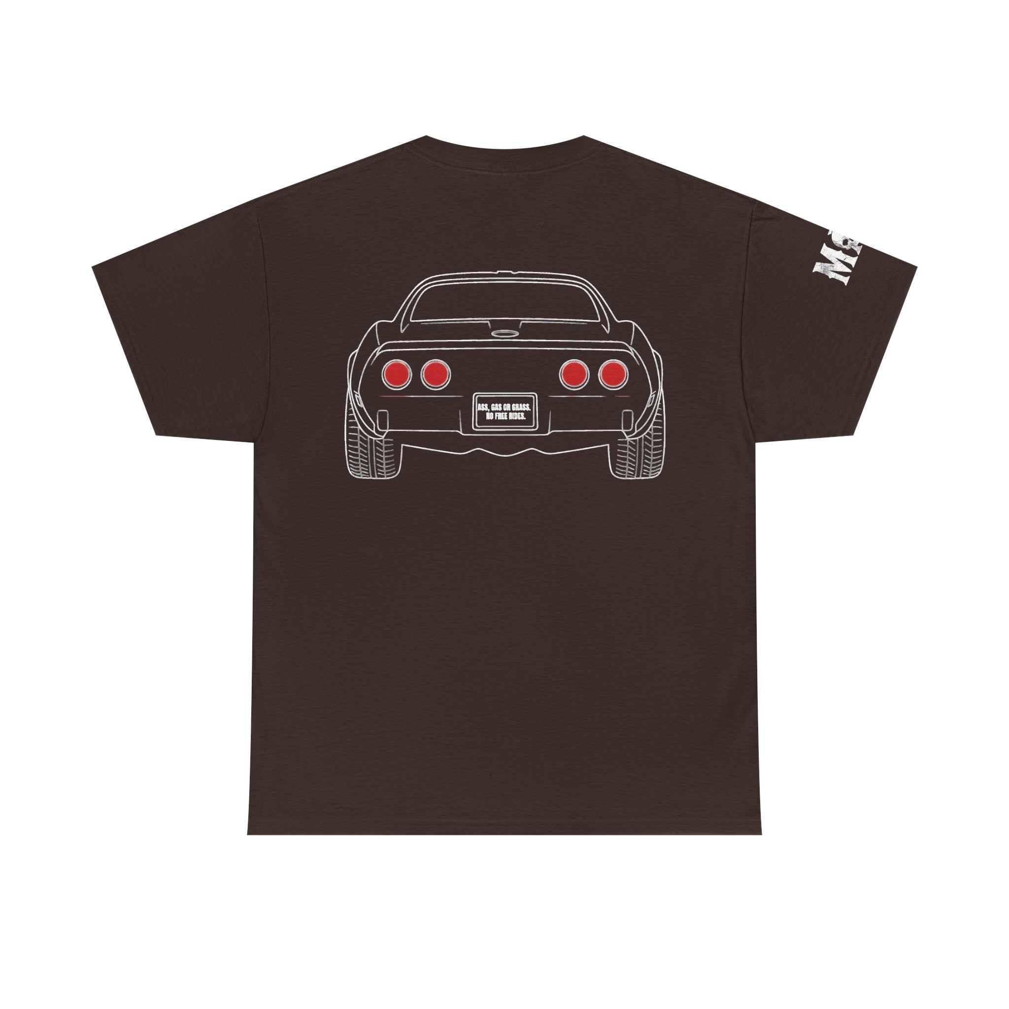 Classic Sports Car MAA Tee — Retro Rear View Corvette Graphic Shirt