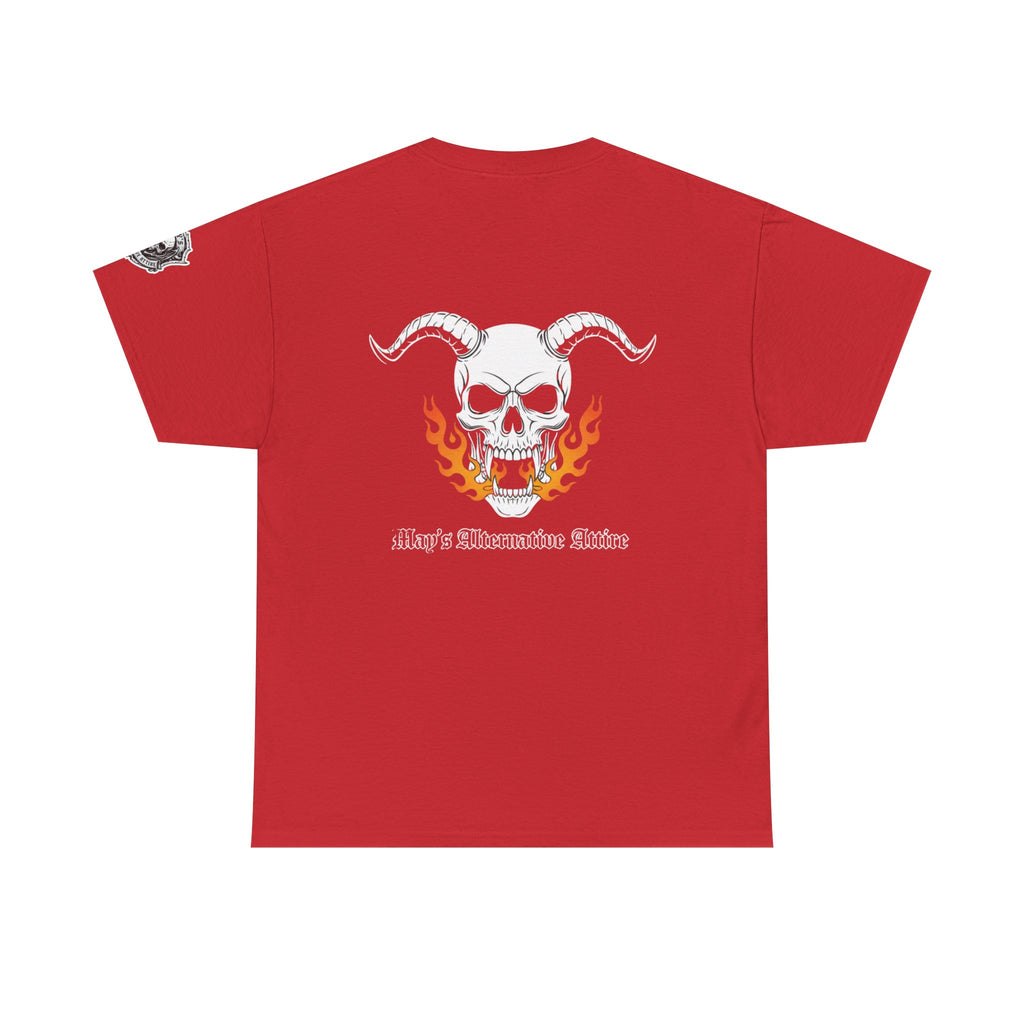 Live Fast. Haunt Longer. | MAA Flaming Moto Unisex Tee