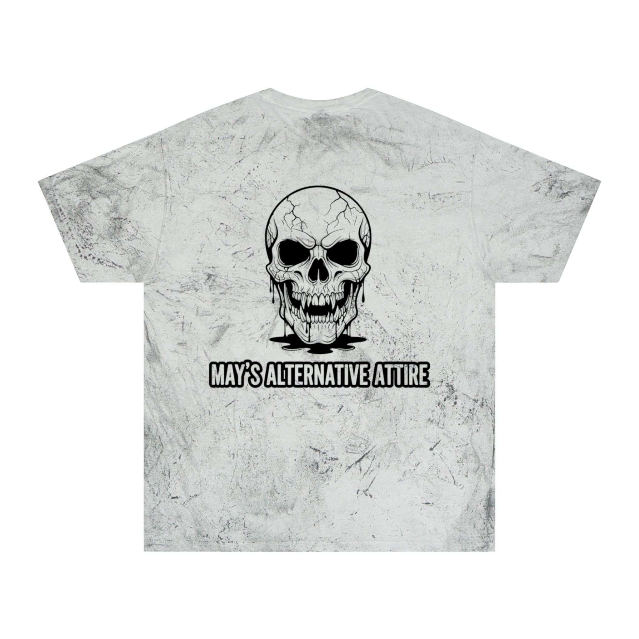 T-Shirt — "Tuxedo Chaos" Gothic Skull Graphic Tee (May's Alternative Attire)