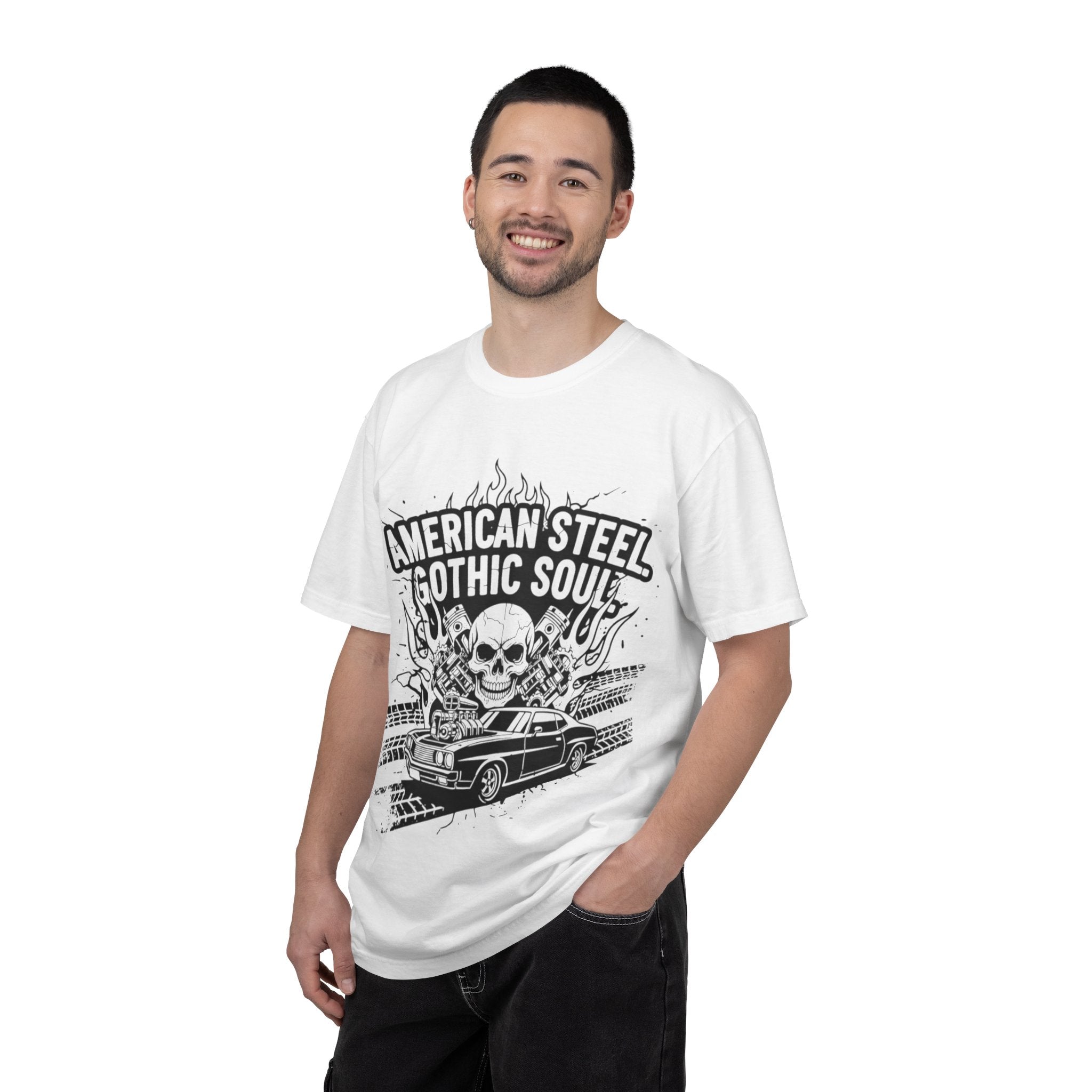 American Steel. Gothic Soul. | MAA Gasoline & Ghosts Unisex Tee