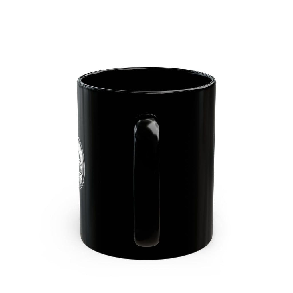 Black Skull Mug – “Normal Is a Curse, F*ck That” Gothic Coffee Cup