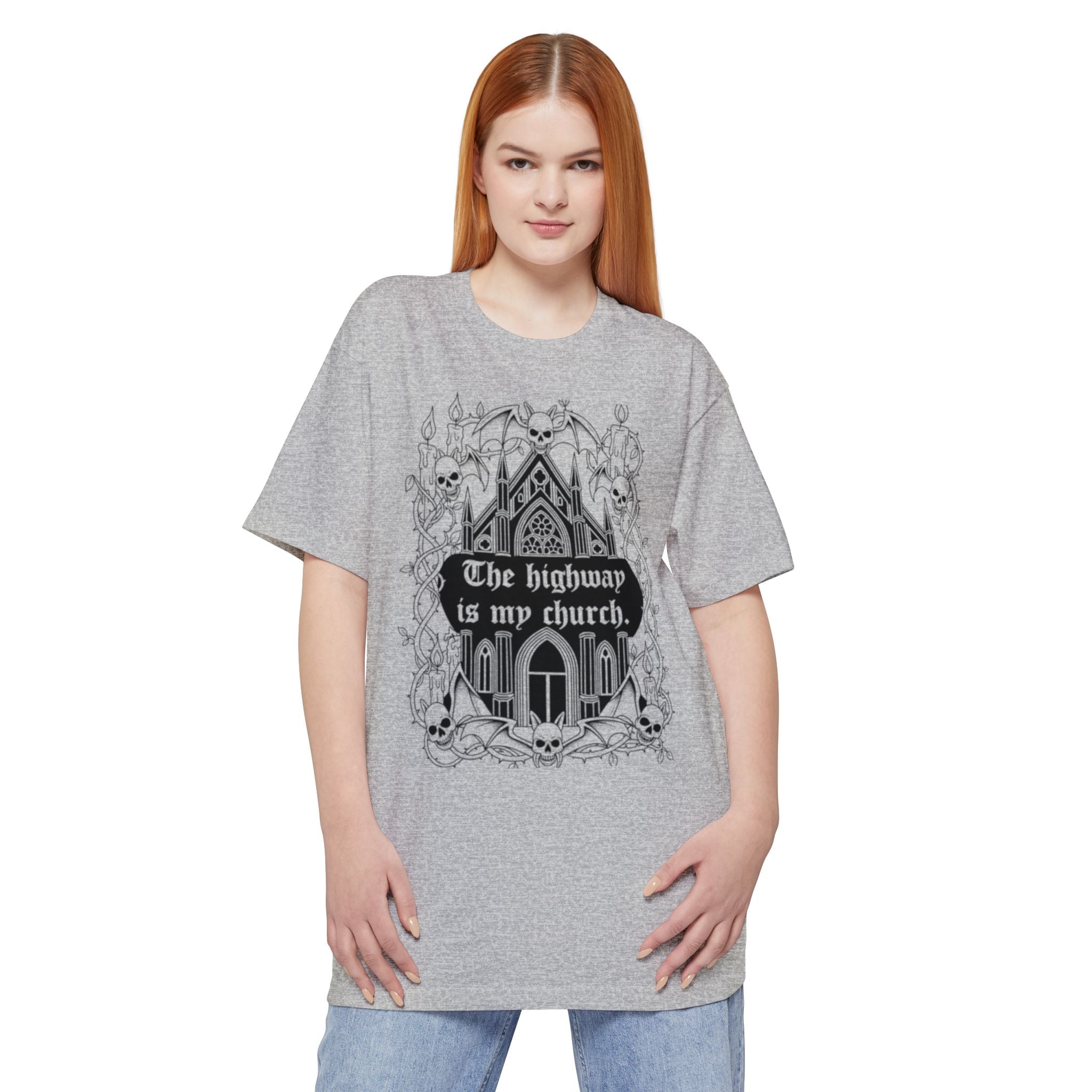 The Highway Is My Church | MAA Gothic Moto Unisex Tee