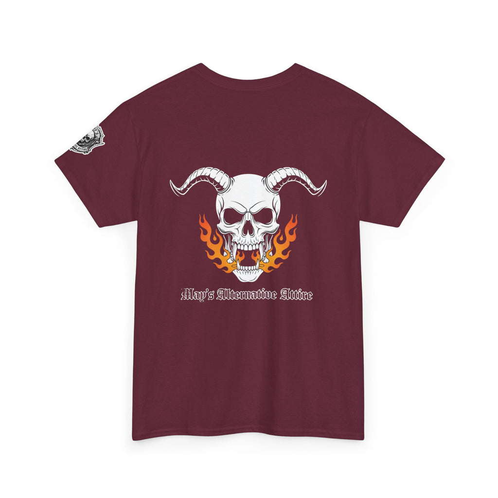 Live Fast. Haunt Longer. | MAA Flaming Moto Unisex Tee