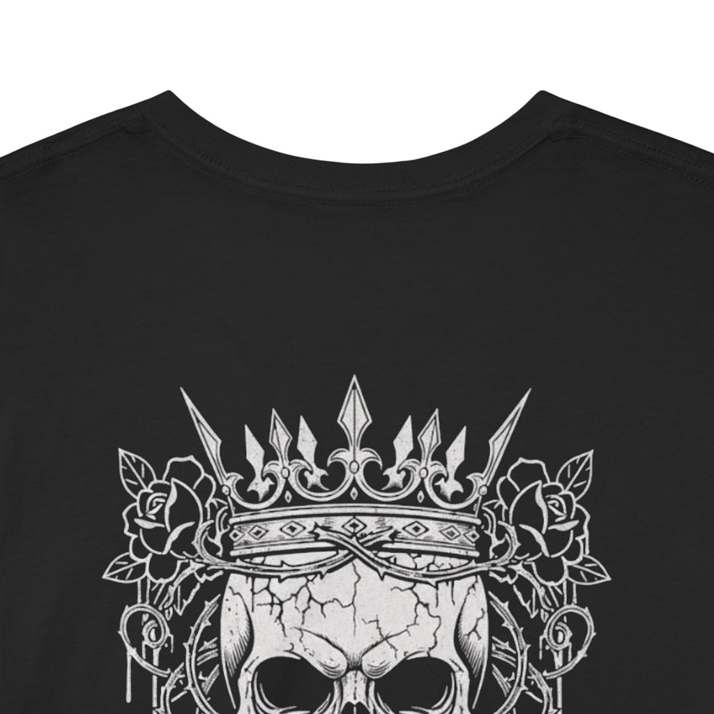 Dark Soul Skull Tee — "Dark Soul, Soft Lips, Zero F*cks" Gothic Graphic T-Shirt