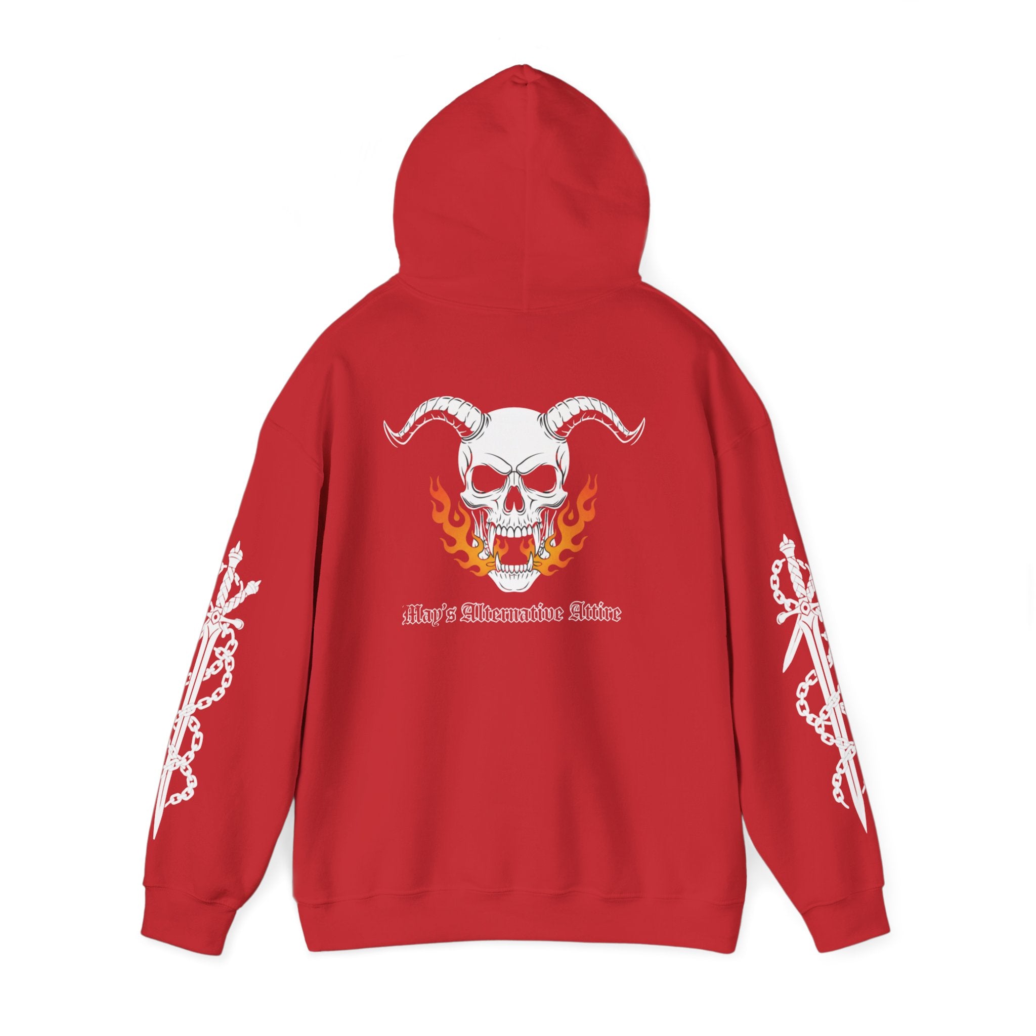 Moto Mortis | MAA Flaming Moto Hooded Sweatshirt