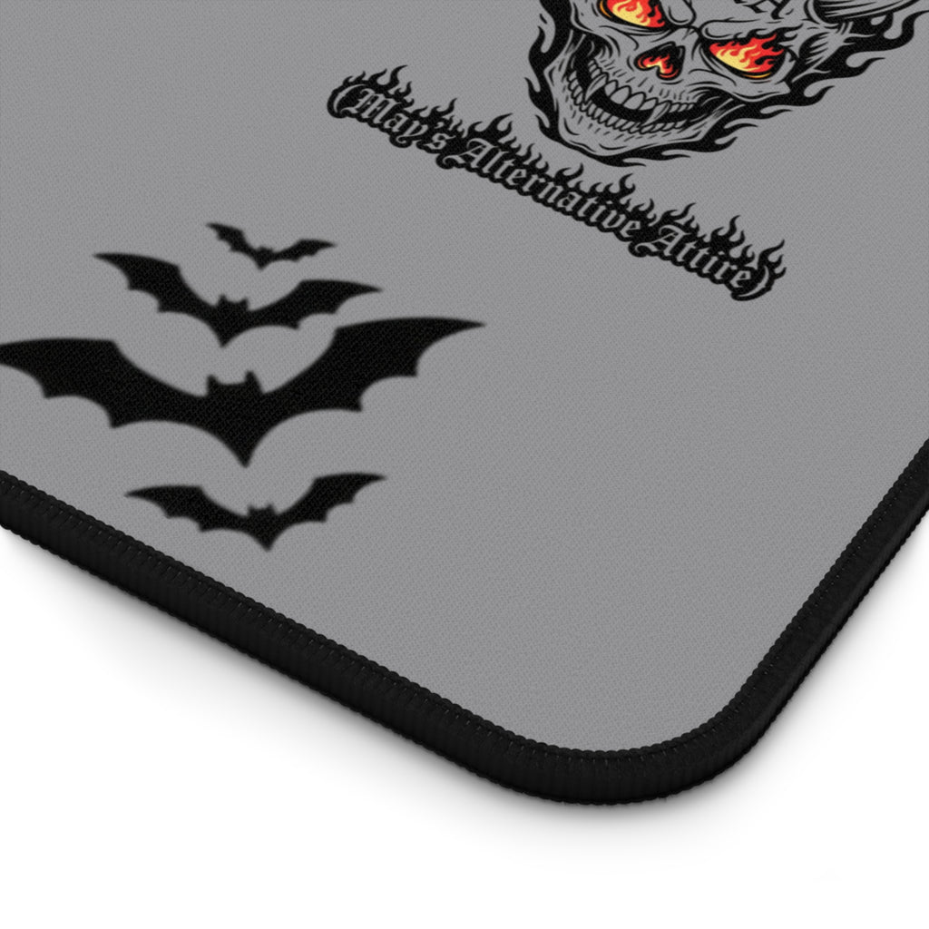 Respawn Repeat Skull Gaming Desk Mat — Gamer Mousepad for PC Setup