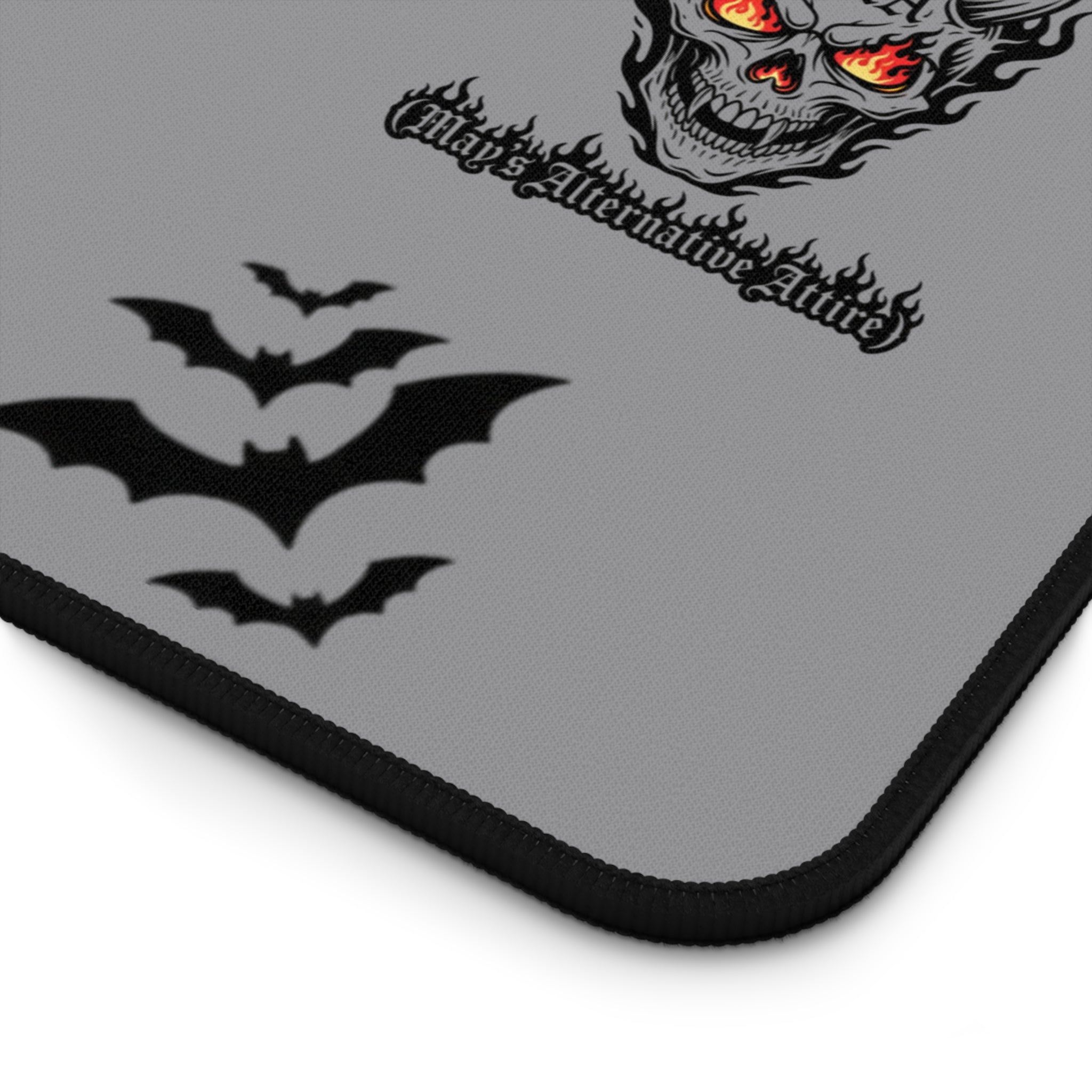Respawn Repeat Skull Gaming Desk Mat — Gamer Mousepad for PC Setup