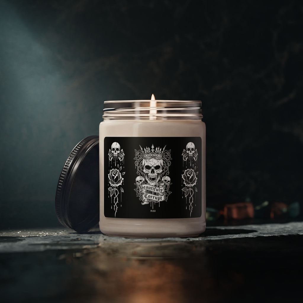 Beautifully Corrupt — Gothic Soy Candle (9oz)