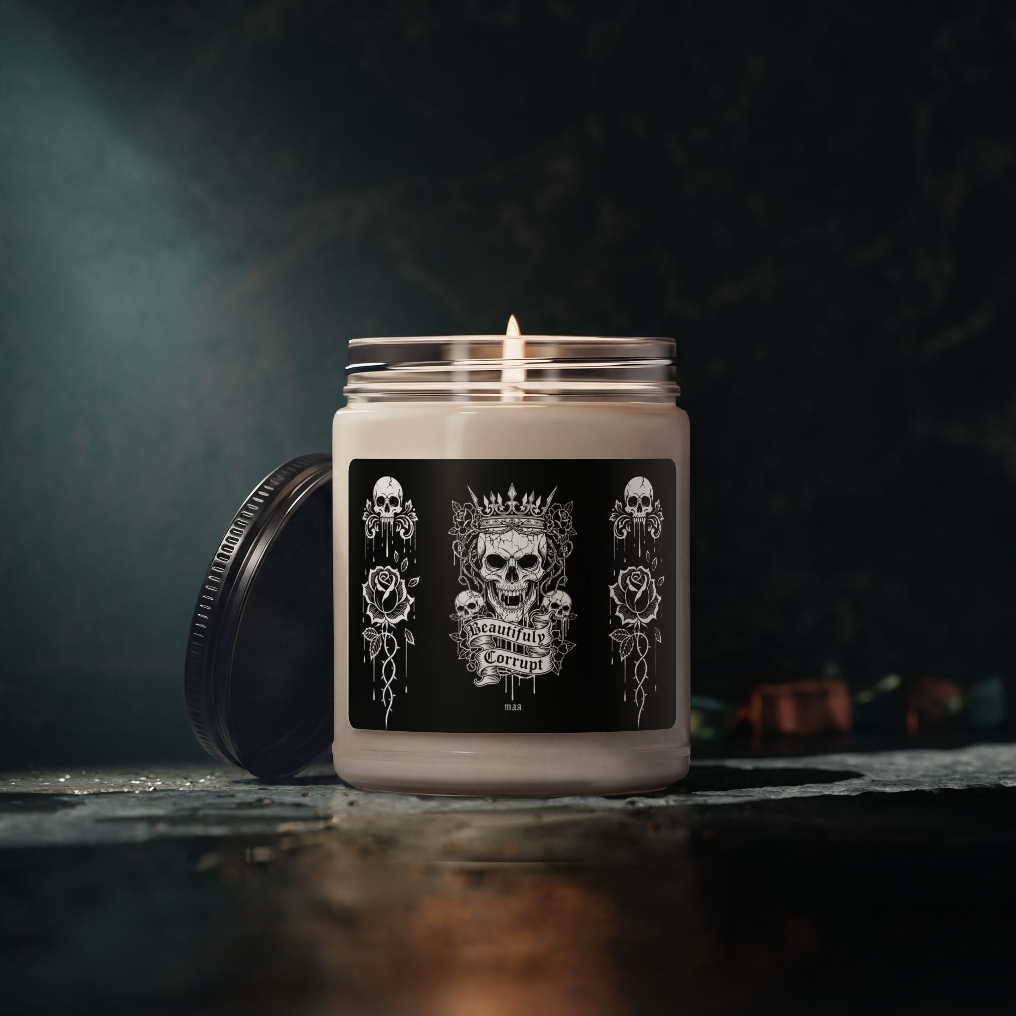Beautifully Corrupt — Gothic Soy Candle (9oz)