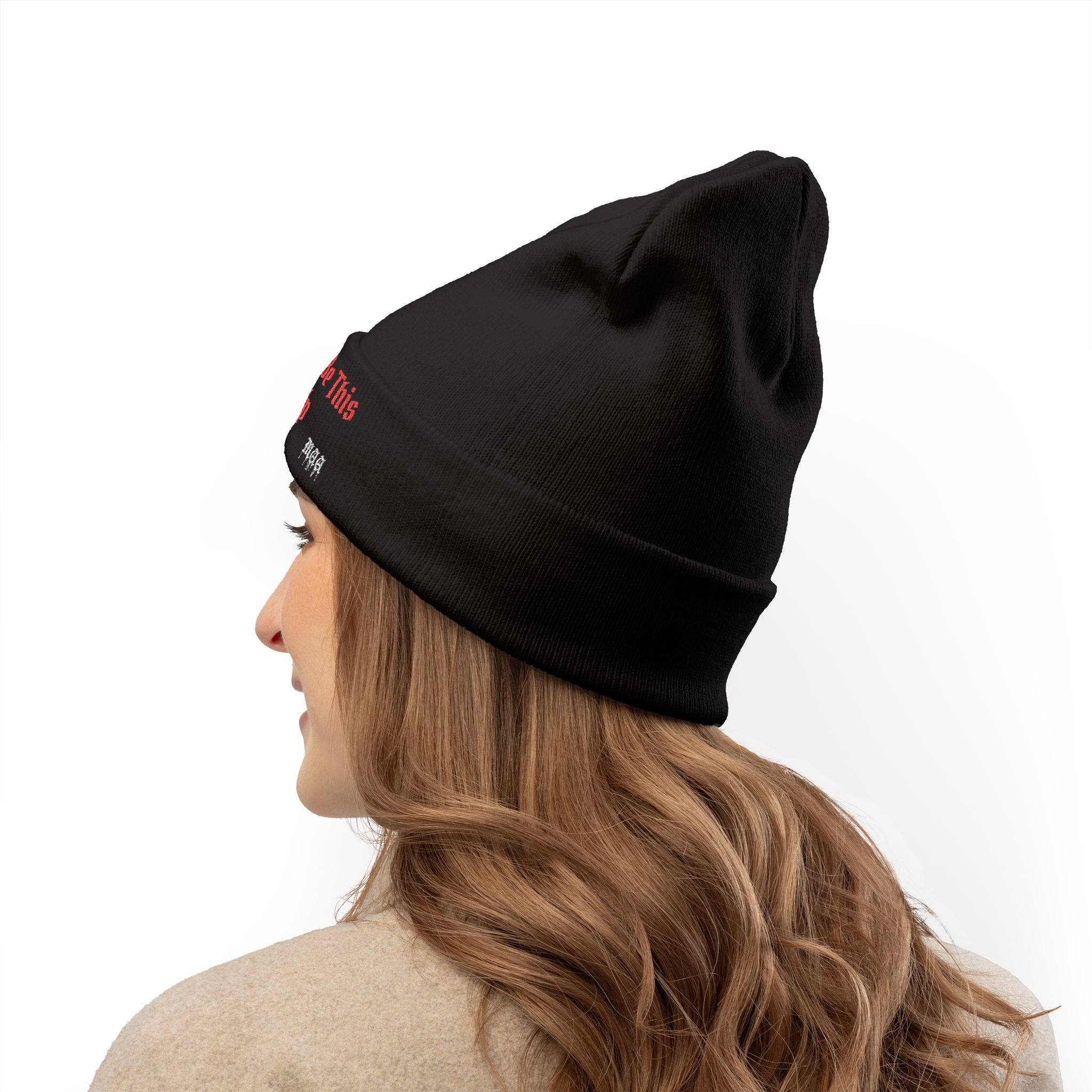 Too Pretty To Be This F*cked Up — Embroidered Beanie