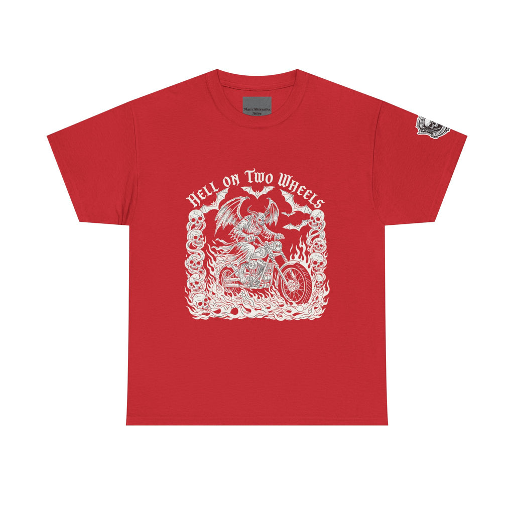 Hell on Two Wheels | MAA Flaming Moto Unisex Tee