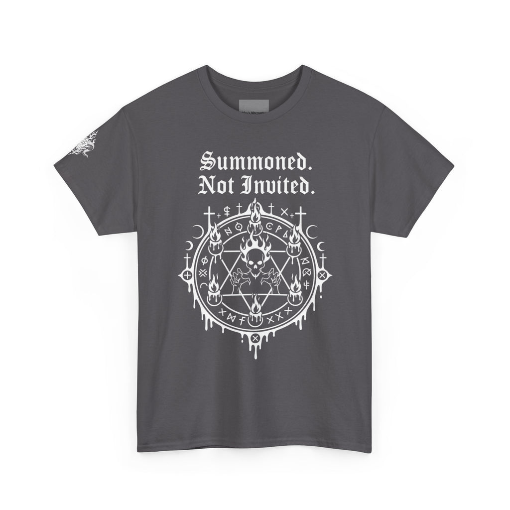 "Summoned. Not Invited." Tee