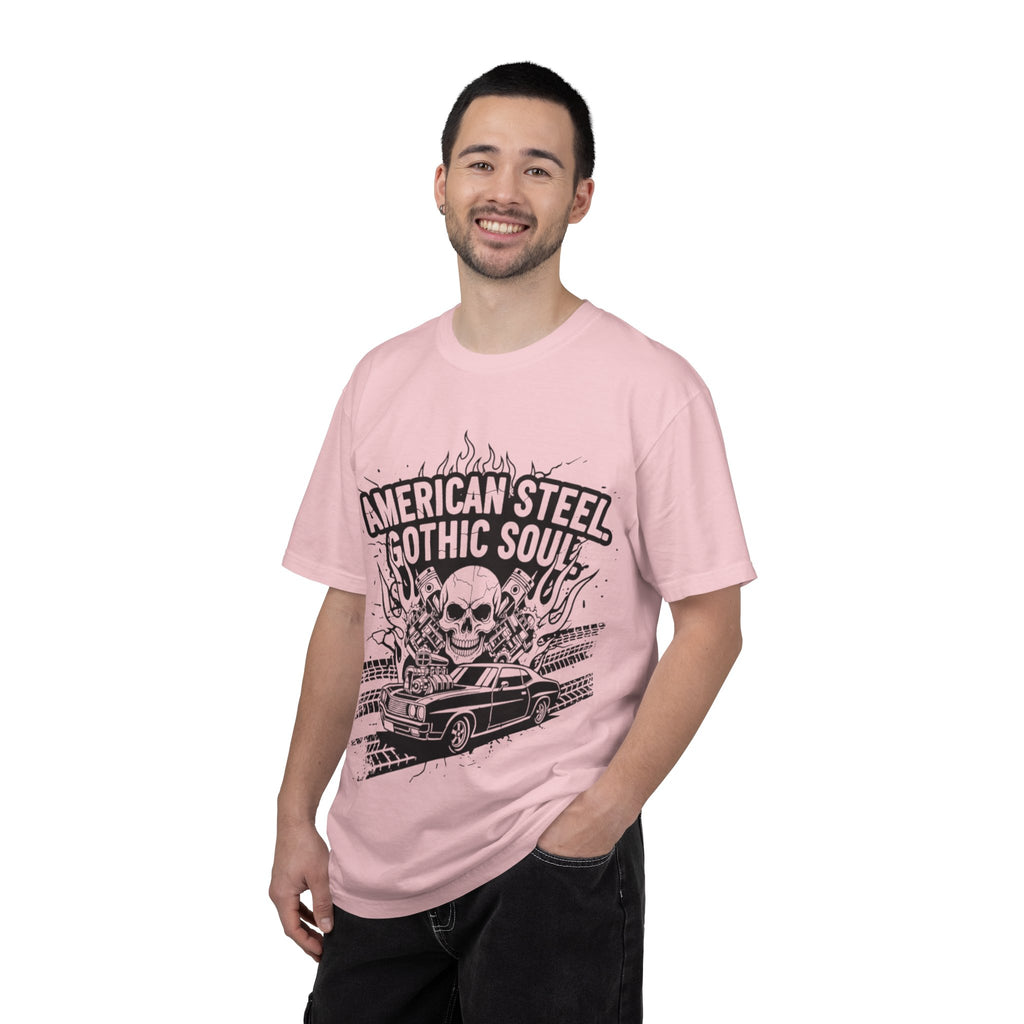 American Steel. Gothic Soul. | MAA Gasoline & Ghosts Unisex Tee