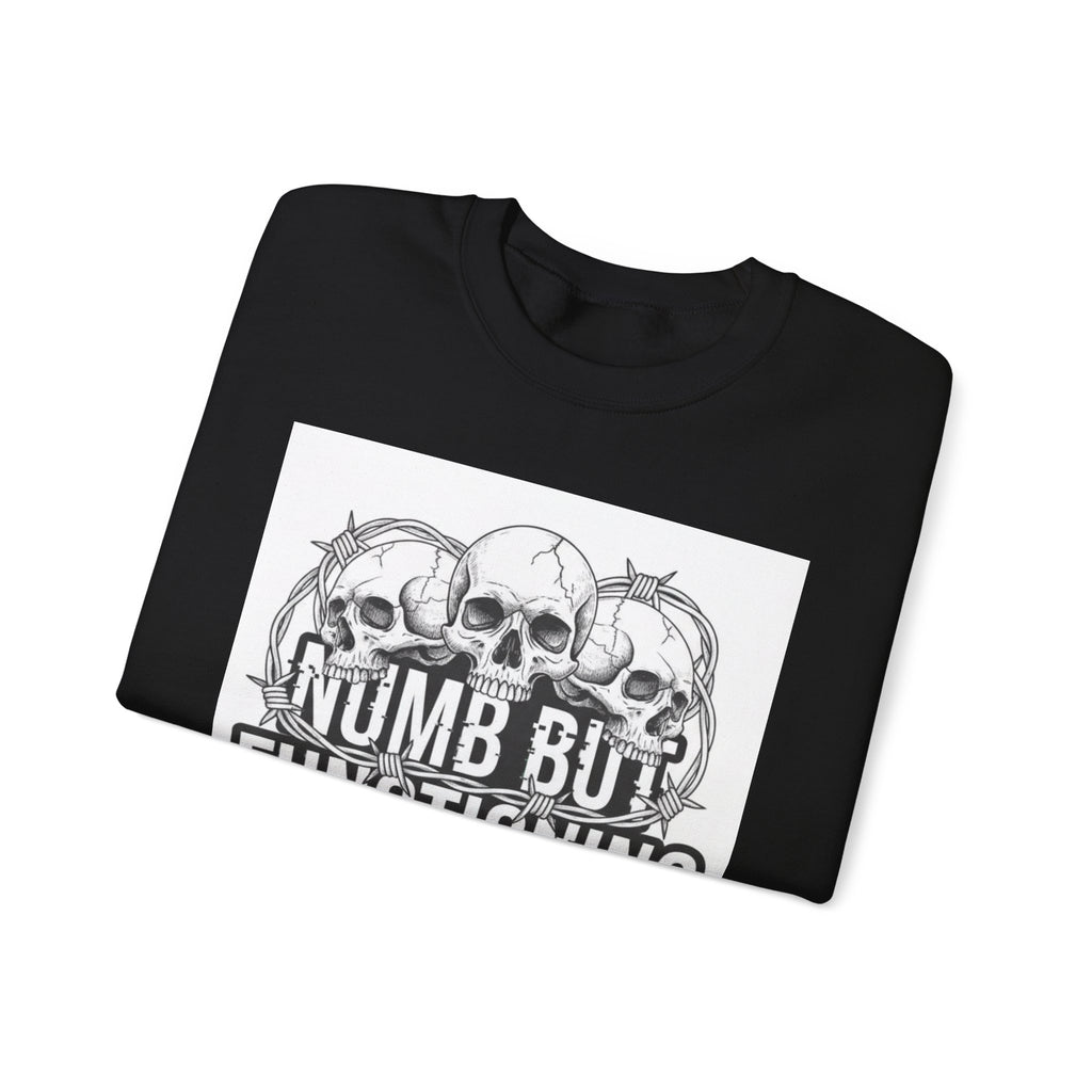 Numb But Functioning | M.A.A Gothic Punk Unisex Crewneck
