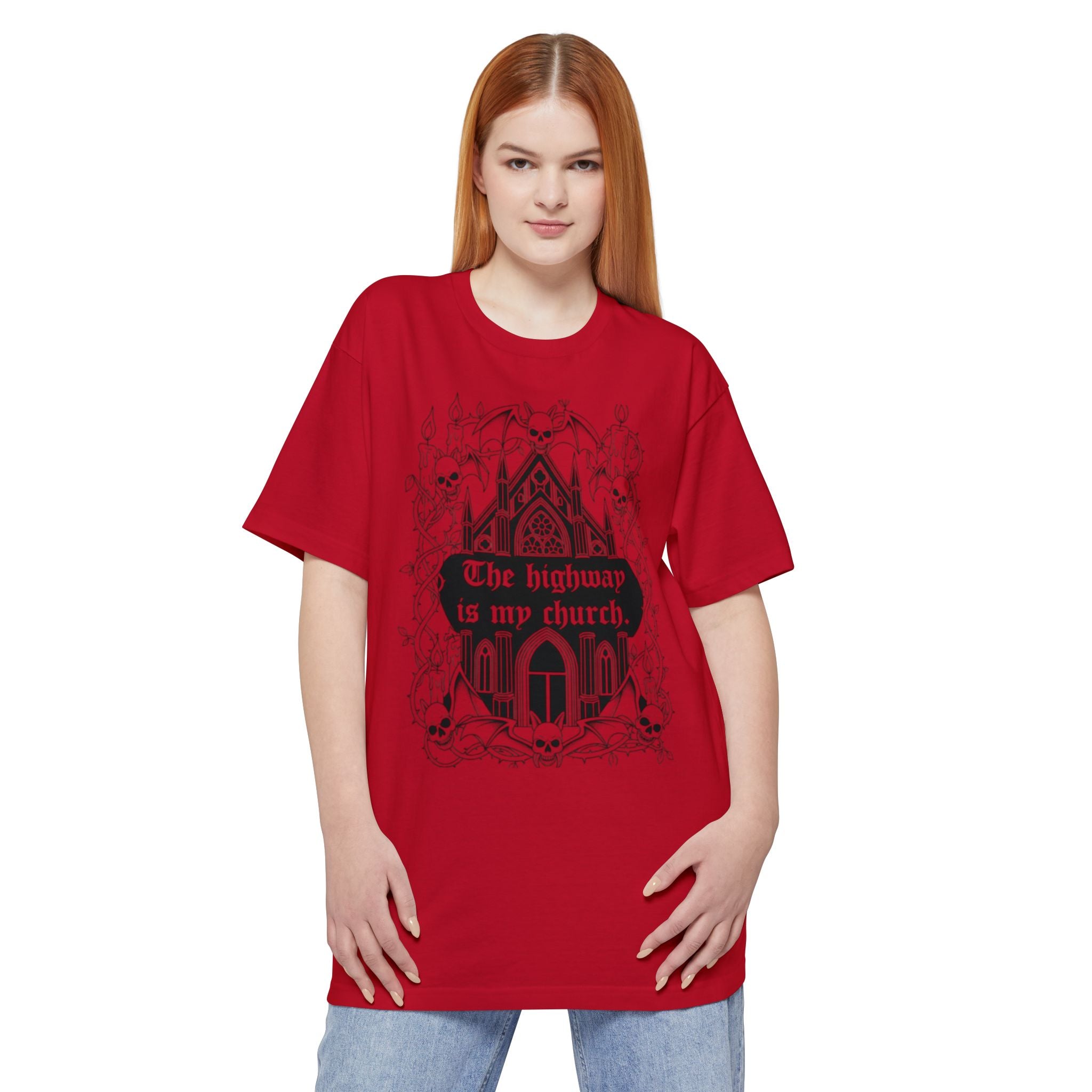 The Highway Is My Church | MAA Gothic Moto Unisex Tee