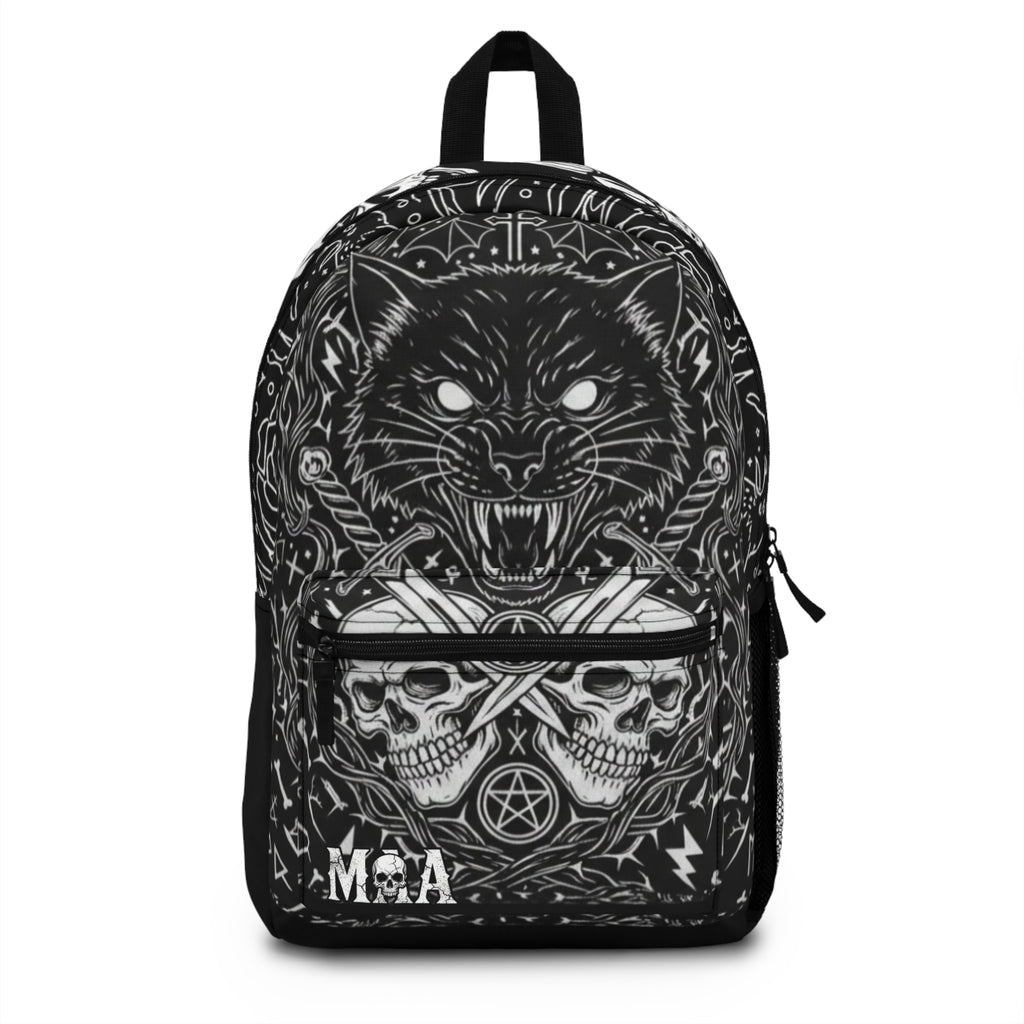 Going Rogue Backpack — Feral Cat Skulls | Black