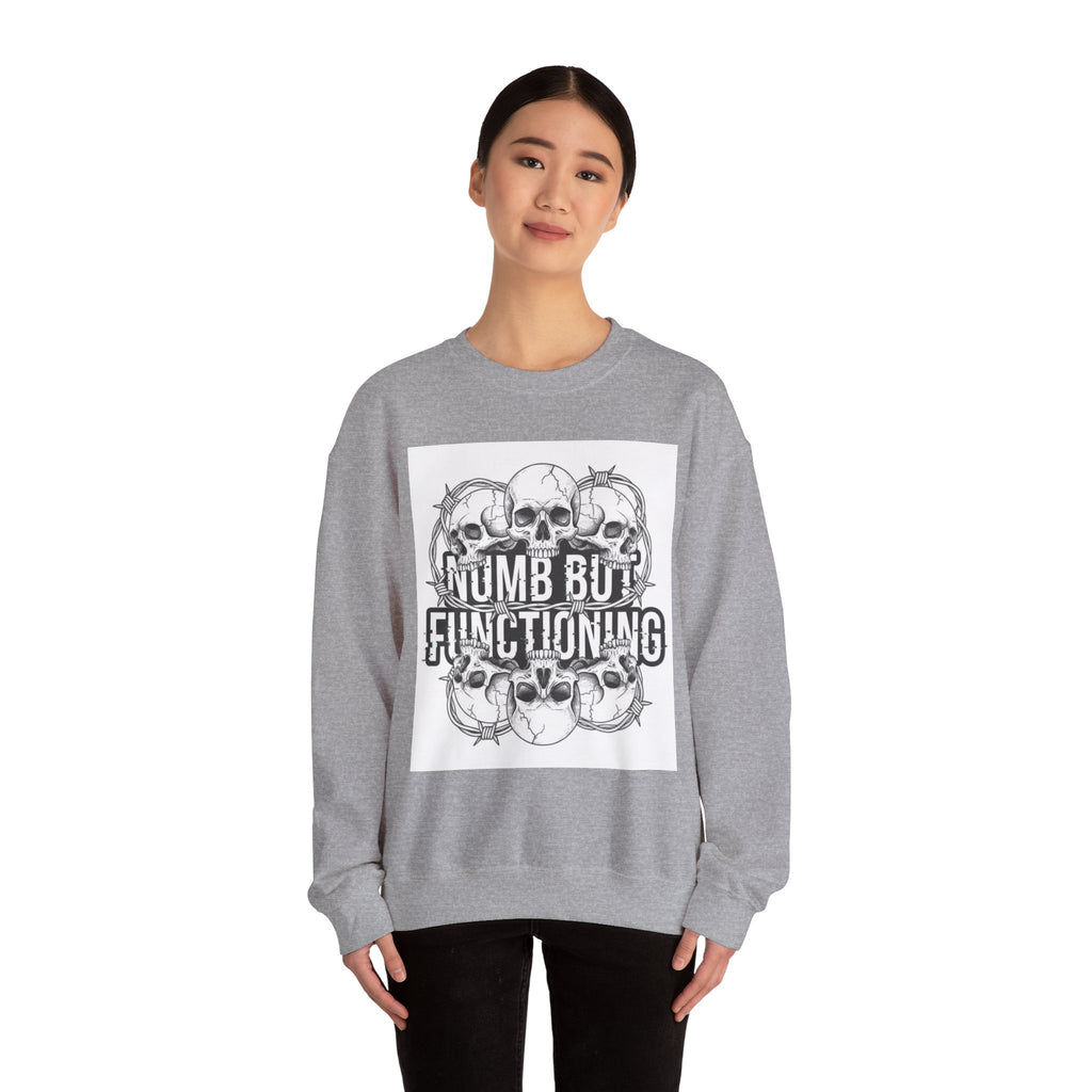 Numb But Functioning | M.A.A Gothic Punk Unisex Crewneck
