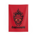 MAA Moto Skull Wall Tapestry | Flaming Moto Collection